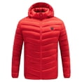 thumbnail image 1 of Vedolay Parkas for Women Cold Weather Outwear Thicken Parka Jacket Red,L, 1 of 3
