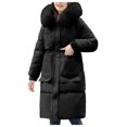 thumbnail image 1 of Vedolay Parkas for Women Long Sleeve Button Down Coat Knit Cardigan Coat Black,L, 1 of 2