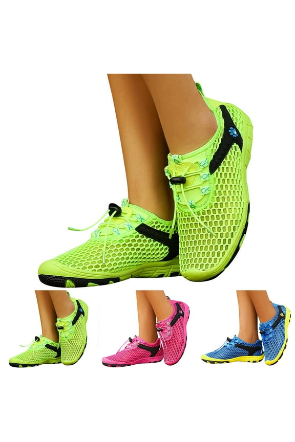 Platform Sneakers Shoes for Ladies's Soft Comfy Non-Slip Walking Sneakers,Hot Pink 8