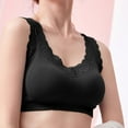 thumbnail image 1 of Vedolay Plus Size Lingerie For Women Comfort Devotion Demi T-Shirt Bra, Velvety Full-Coverage Bra, Comfortable Bra with Convertible Straps for Everyday,Black A, 1 of 4