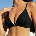 thumbnail image 1 of Vedolay Plus Size Lingerie Women's SmoothTec ComfortFlex Fit Wirefree Bra,Black S, 1 of 3