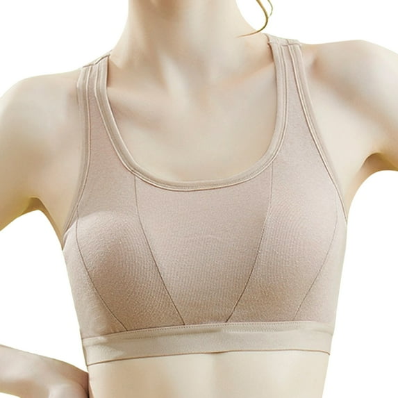 Vedolay Plus Size Lingerie for Women Women's Super Soft Wireless Lift Comfort Bra,Coffee XL