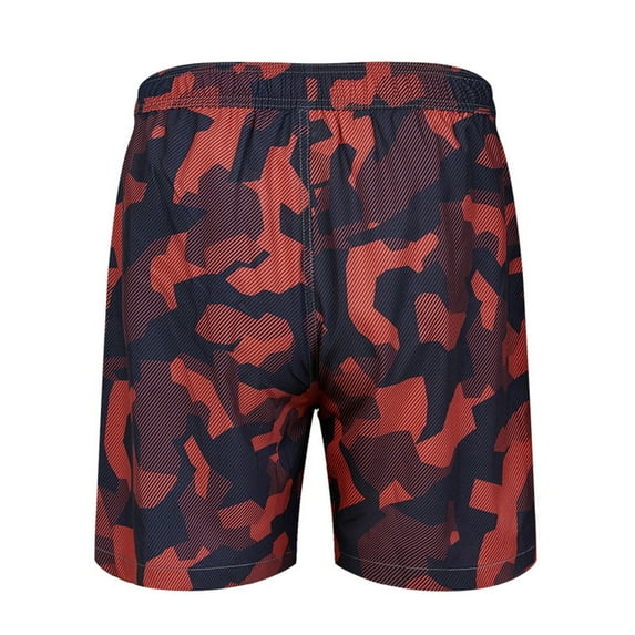 Vedolay Plus Size Shorts Mens Casual Shorts Workout Fashion Comfy Camo Shorts Breathable Big and Tall Shorts,Orange XXL