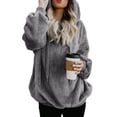 thumbnail image 1 of Vedolay Plus Size Sweatshirts for Women Fashion Long Sleeve Crew Neck Tops T-Shirt Blouse Pullover Womens Fashion Grey,XL, 1 of 3