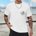 thumbnail image 1 of Vedolay Plus Size Tops For Men Men's Crafted Comfort Tee, Relaxed & Classic Fit,White XXL, 1 of 5