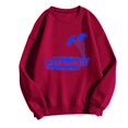 thumbnail image 1 of Vedolay Plus Size Tops Womens Long Sleeve Sweatshirts Crewneck Casual Loose Fall Clothes,Red L, 1 of 3