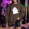 thumbnail image 1 of Vedolay Plus Size Tops Womens Oversized Hoodies Casual Pullover Sweatshirts Fall Fashion 2023 Clothes,Brown XL, 1 of 3