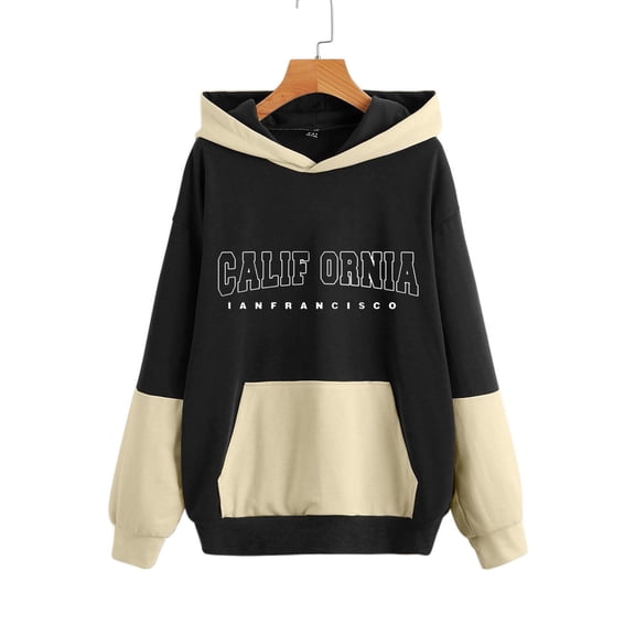 Vedolay Plus Size Tops for Women's 2023 Half Zip Crop Sweatshirt Workout Hoodie High Neck Long Sleeve Clothes,Black S