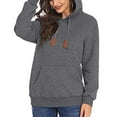 thumbnail image 1 of Vedolay Plus Size Tops for Womens Casual Long Sleeve Crew Neck Relaxed Fit Pullovers Sweatshirts,Gray M, 1 of 4
