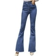 thumbnail image 1 of Vedolay Plus Size Womens Jeans Mid Waist Stretchy Ripped Stretchy Fashion Jeans BU2,XS, 1 of 5