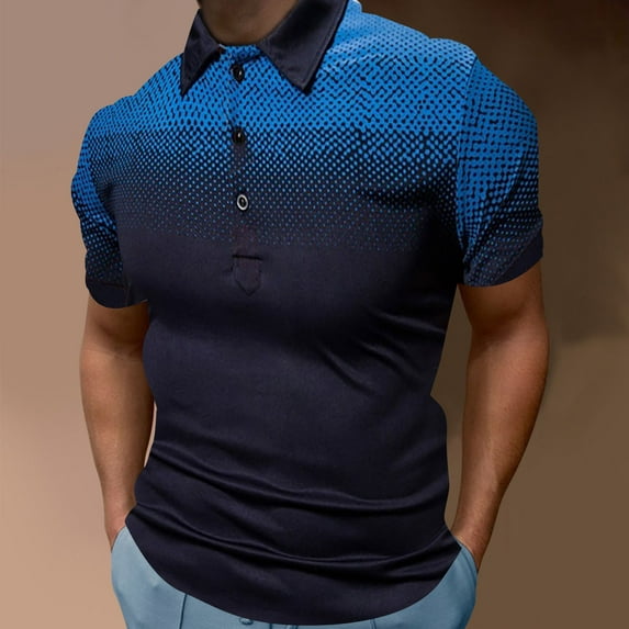 Vedolay Polo Shirts For Men Men's Short Sleeve Golf Polo Shirts Quick Dry T-Shirts Moisture Wicking Slim Fit Gym Workout Tees,Gray S