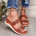 thumbnail image 1 of Vedolay Reef Sandals Women Sandals for Women Cute Slip-on Flatform Sandals Casual Wear Walking Wedges,Brown 7.5, 1 of 5