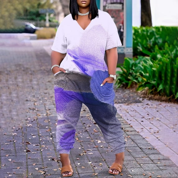 Vedolay Romper Women's One Shouler Sleeveless Solid One Piece Bodysuit,Purple 3XL