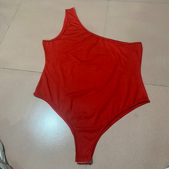 Vedolay Rompers For Women Women's Sleeveless Zipper Bodycon Party Club Long Rompers Jumpsuit,Red XL