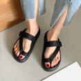 thumbnail image 1 of Vedolay Sandals for Women Casual Summer Wedge Sandals for Women Summer Comfortable Walking Ankle Strap Buckle Shoes,Brown 6.5, 1 of 3