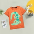 thumbnail image 1 of Vedolay Shirts For Boy Boys Cotton Shirts Summer Toddler Button Down Shirt Beach Hawaii Casual Solid Tops,Orange 3-4 Years, 1 of 5