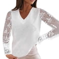 thumbnail image 1 of Vedolay Shirts for Women Dressy Casual 2023 Trendy Work Short Sleeve Ladies Blouses 2023 White,2XL, 1 of 5