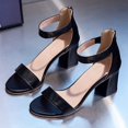 thumbnail image 1 of Vedolay Shoes For Women Womens Slip On Pointed Toe Wedding Spool High Heel Pumps Shoes,Black 6.5, 1 of 4