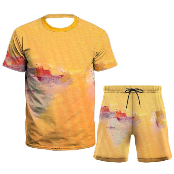 Vedolay Short Set For Men Casual Men's Polo Shirt and Shorts Set Casual Tracksuit Men Fashion Summer Outfits,Black 3XL