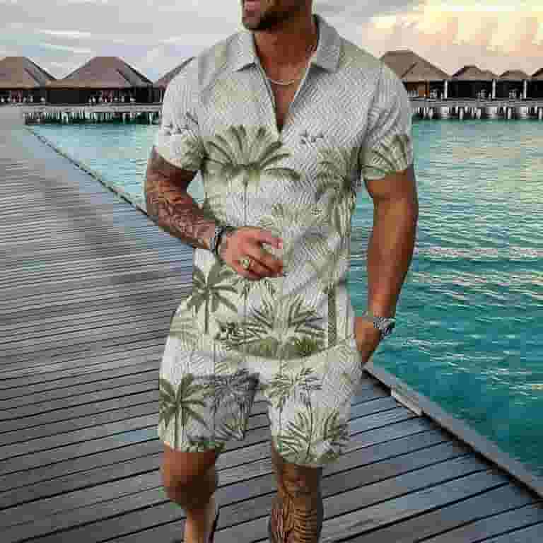 Vedolay Short Sets For Men Casual Summer Mens Piece Outfits