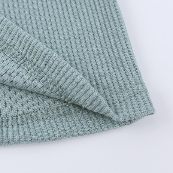 Vedolay Shorts Sets Girl 2 Piece Fashion Summer Clothes Set - Shorts Tank Top Short Sleeve and Shorts,Light Blue 2-3 Years