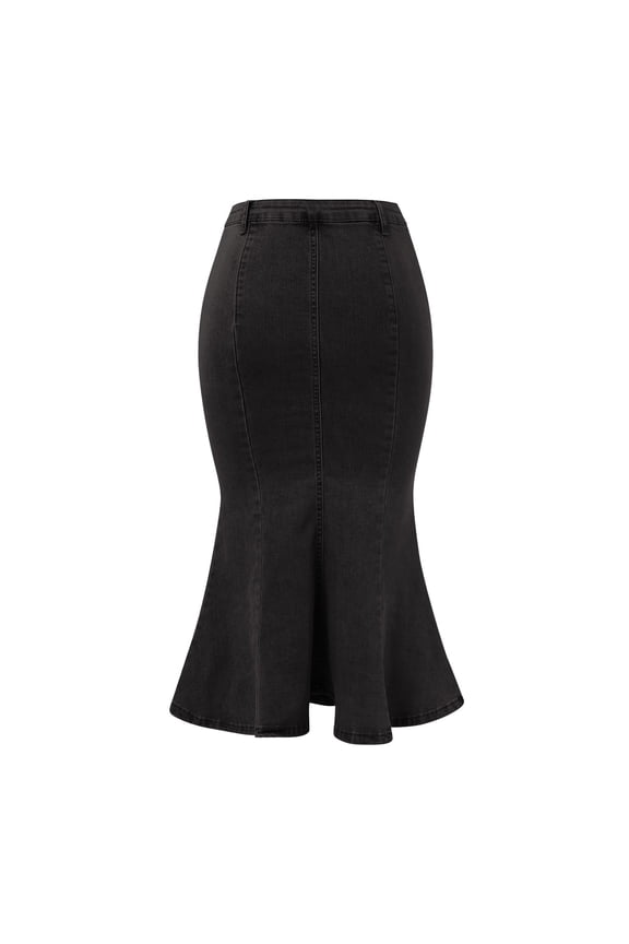 Skorts Skirts For Women Women Versatile Fold Over Waist Maxi Skirt/Convertible Dress,Black XL