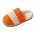 thumbnail image 1 of Vedolay Slippers Women 2023 Adults House Shoes Cute Fuzzy Bedroom Slippers Orange,37, 1 of 5