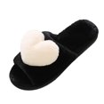 thumbnail image 1 of Vedolay Slippers Women Fuzzy Cute Indoor House Slippers Gifts Bedroom Shoes Beige,37, 1 of 5
