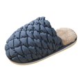 thumbnail image 1 of Vedolay Slippers for Men Indoor Outdoor Warm & Cozy House Shoes Winter Outdoor Shoes Blue,45, 1 of 4