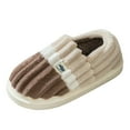 thumbnail image 1 of Vedolay Slippers for Men Soft Plush Slippers Mens Soft Winter House Shoes Coffee,44-45, 1 of 3