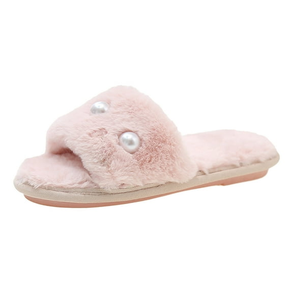 Vedolay Slippers for Women Comfy Breathable House Shoes Indoor And Bedroom Shoes Pink,39