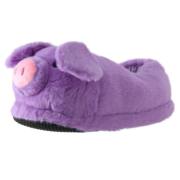 Vedolay Slippers for Women Indoor Cozy Comfort Women's With Knit Collar Slippers Purple,One Size
