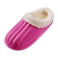 thumbnail image 1 of Vedolay Slippers for Women Indoor Men House Slippers Trendy Slippers Bedroom Closed Toe Sandals Hot Pink,39, 1 of 5