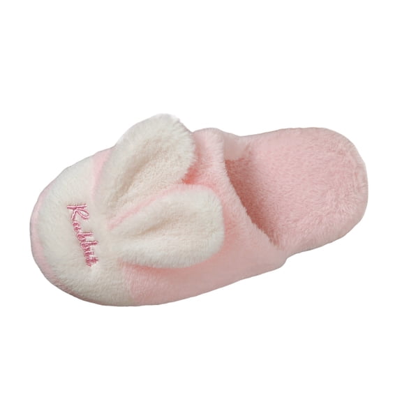 Vedolay Slippers for Women Plush Slip On Slipper Flats Comfortable Casual Winter Shoes Pink,41
