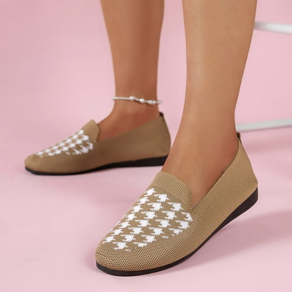 Vedolay Sneakers for Ladies Women's Shoes Sneakers & Slip-ons Work Office Dressy Business Shoes,Brown 6.5