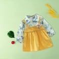 thumbnail image 1 of Vedolay Spring Dresses Baby Toddler Girl Cotton Casual Dress Easter Summer Short Sleeve Basic Tunic Playwear Shirt Dresses,Pink 12-24 Months, 1 of 5