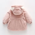 thumbnail image 1 of Vedolay Suit Jacket Girls Cozy Jacket Fall Winter Casual Fuzzy Outwear Coat,Pink 6, 1 of 5