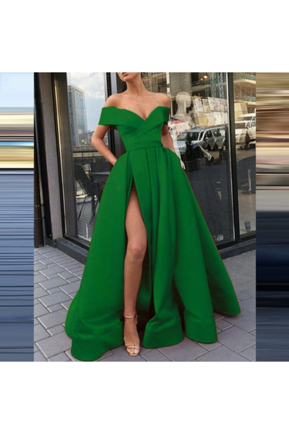 Summer Dresses For Women Women's 3/4 Sleeve Summer Boho Dress Front Tie Neck Vintage Floral Print Ruffle Hem Formal Dress,Green 3XL