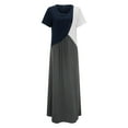 thumbnail image 1 of Vedolay Summer Dresses Women's Casual Flowy Pleated Loose Dresses with Pockets,Dark Gray 5XL, 1 of 5