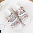 thumbnail image 1 of Vedolay Summer Shoes Sandals for Women Dressy Summer Ankle Buckle Strap Heeled Sandals,White 6.5, 1 of 5