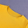 thumbnail image 1 of Vedolay Summer Tops T-Shirts Boys and Girls Casual Tops Comfortable Short Sleeve Tees,Yellow 4-5 Years, 1 of 5