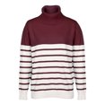 thumbnail image 1 of Vedolay Sweater Womens 2023 Oversized Sweater Long Sleeve Neck Loose Ribbed Tops,Red S, 1 of 3