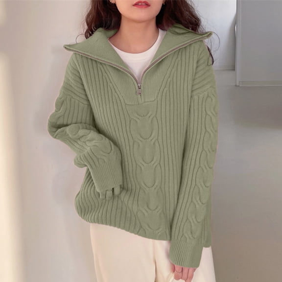 Vedolay Sweater Womens 2023 Pullover Sweaters Long Sleeve Knit Lightweight Crew Neck Fall Tops,A One Size