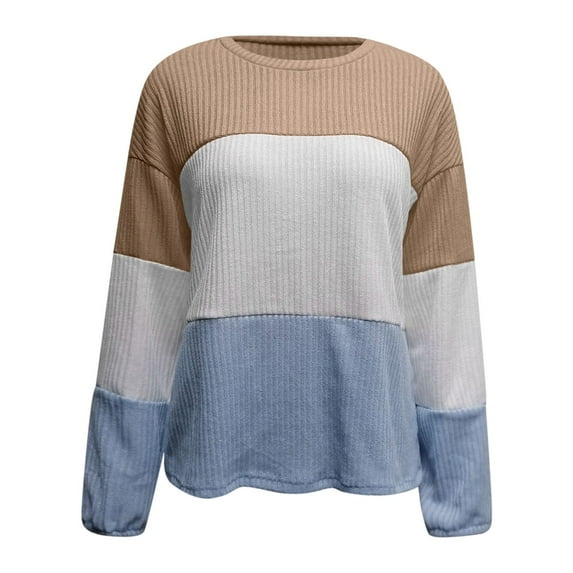 Vedolay Sweater Womens Tops Turtleneck Long Sleeve Side Split Lightweight Sweaters,Khaki L