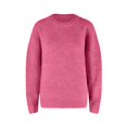 thumbnail image 1 of Vedolay Sweater Womens V Neck Sweater Long Sleeve Drop Shoulder Oversized Knit Pullover Tops,Hot Pink M, 1 of 5