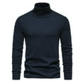 thumbnail image 1 of Vedolay Sweaters for Big Men Long Sleeve Turtleneck Cute Print Knitted Pullover Sweaters Navy,XL, 1 of 2
