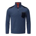thumbnail image 1 of Vedolay Sweaters for Men 2023 Long Sleeve Loose Casual Knit Pullover Sweater Blue,XL, 1 of 5