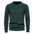 thumbnail image 1 of Vedolay Sweaters for Men 2023 Winter Warm Pullover Sweater Knitted Warm Tops Green,2XL, 1 of 5