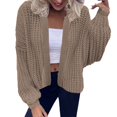thumbnail image 1 of Vedolay Sweaters for Women Open Front Cardigan Coat Knit Coats for Women 2023 B,M, 1 of 5
