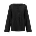 thumbnail image 1 of Vedolay Sweaters for Women Trendy Draped Open Front Cropped Cardigan Long Sleeve Knit Outwear Black,2XL, 1 of 5